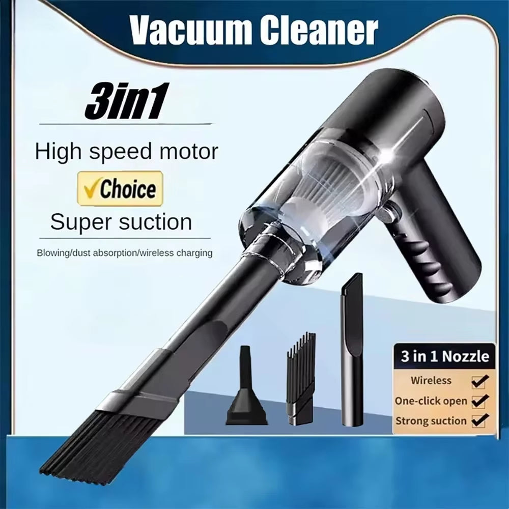 Car Vacuum Cleaner Portable Small Vacuum Cleaner for Multi Purpose Vehicles Small Household Pump Handheld Car Vacuum Cleaner
