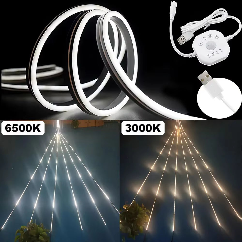 Flowing Light Strip LED Motion Sensor Light Indoor under Bed Lights under Cabinet Lights for Warm White LED Closet Lighting