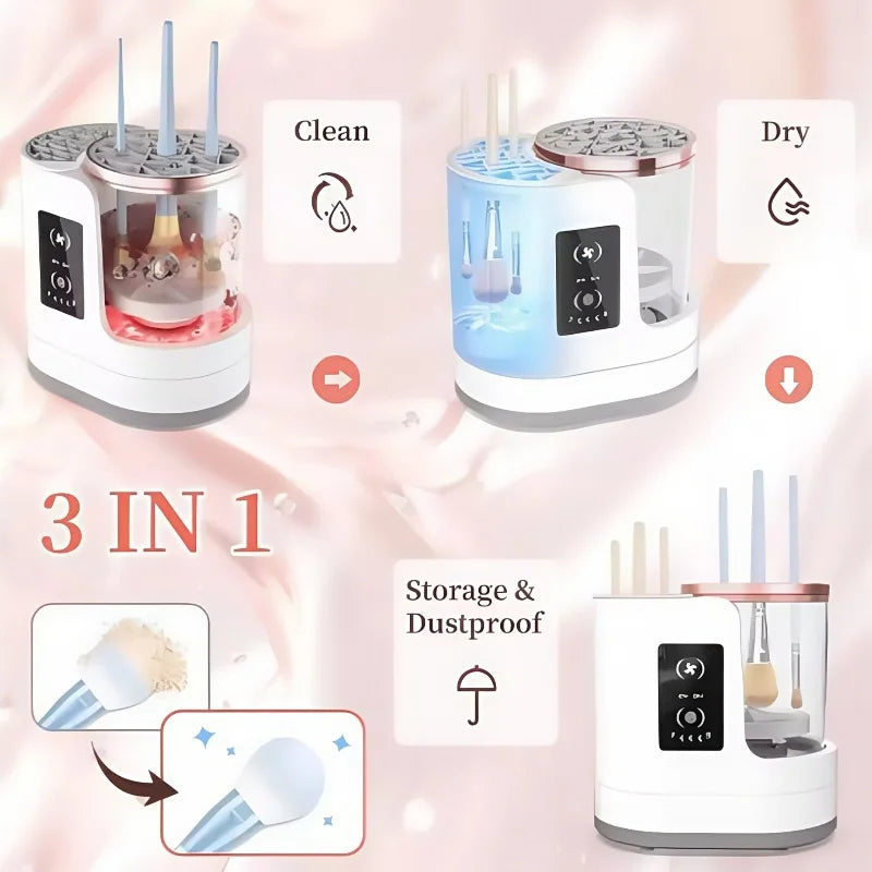 Electric 3 IN 1 Makeup Brush Cleaning Machine
