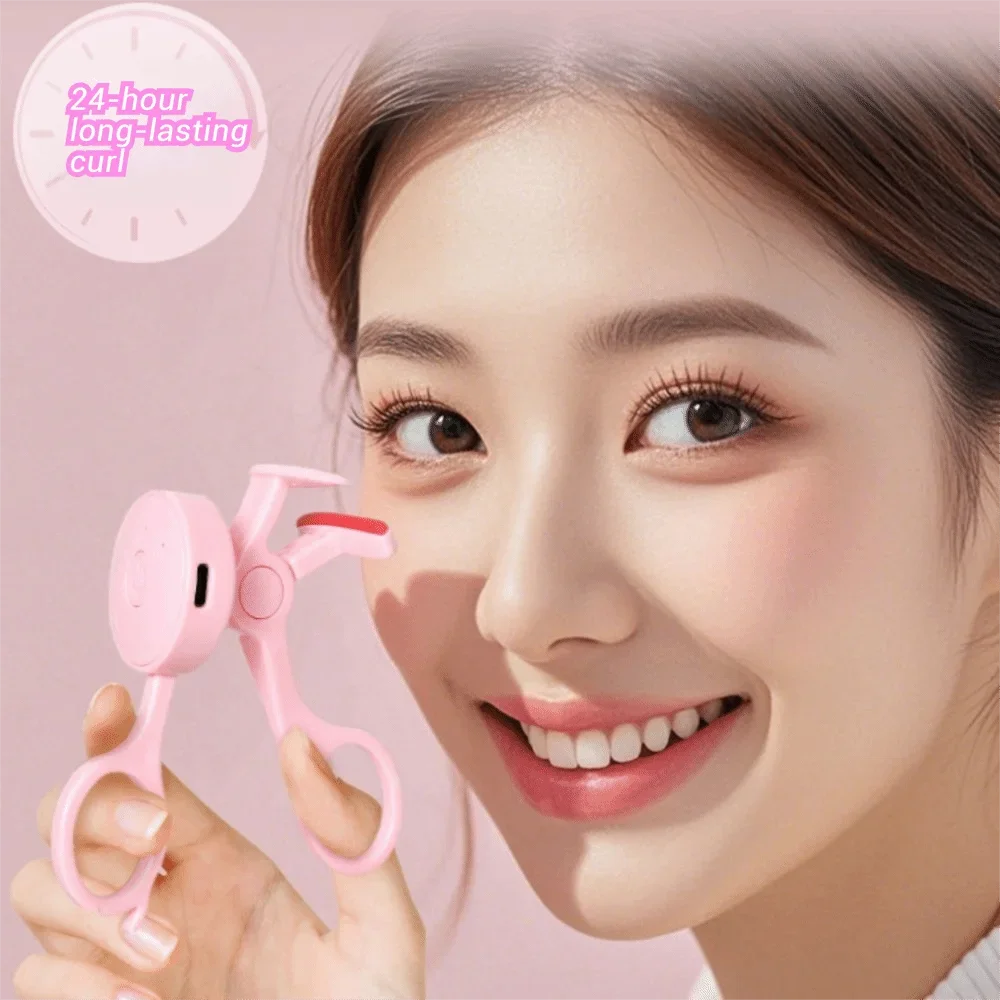Heated eyelash curler with intelligent temperature control