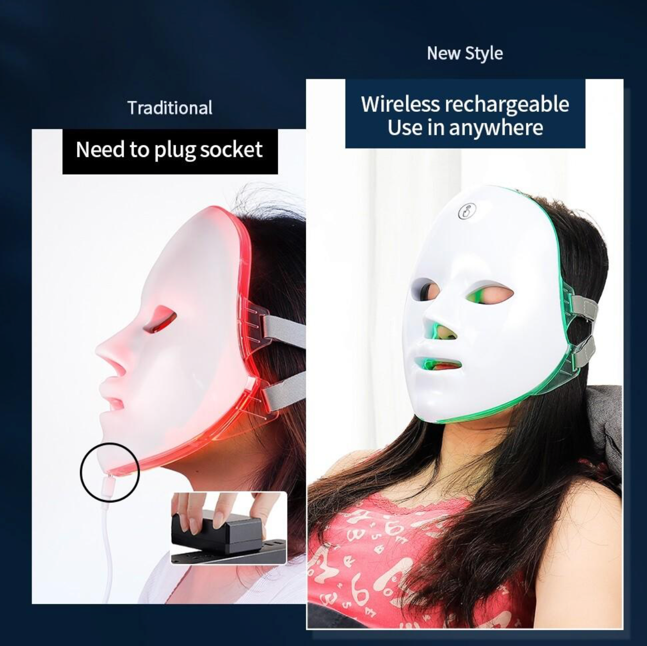LED Light Therapy Face Mask